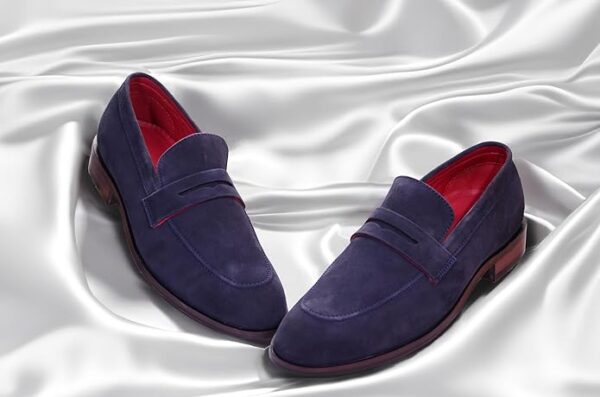 Maison Treasure Handmade Suede Leather Loafer shoes for Men's with Premium Leather Sole - Image 6