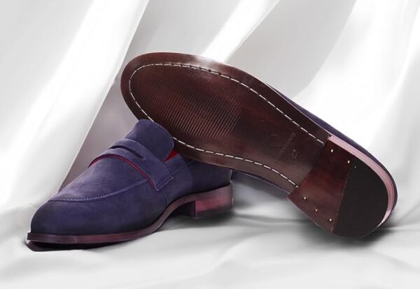 Maison Treasure Handmade Suede Leather Loafer shoes for Men's with Premium Leather Sole - Image 7