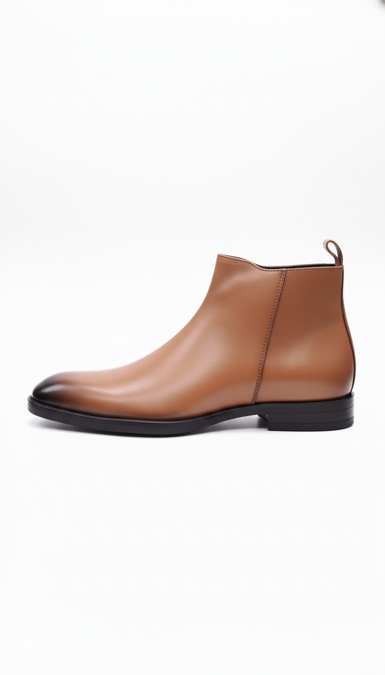 Brown Leather Boots for Men – Handcrafted Premium Boots by Maison Treasure - Image 3