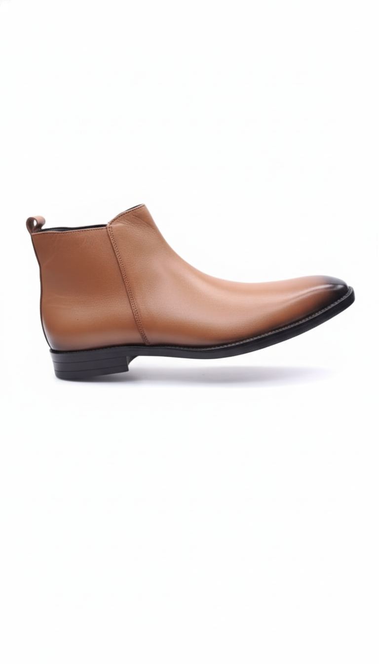 Brown Leather Boots for Men – Handcrafted Premium Boots by Maison Treasure - Image 7
