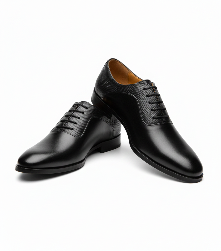 Black Formal Shoe for Men- Maison Treasure